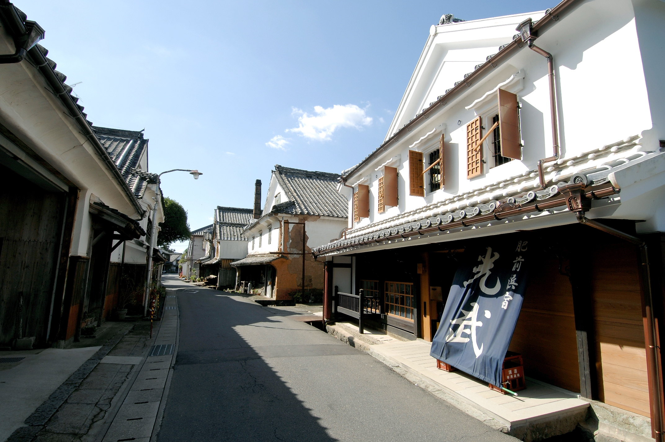 Mitsutake Sake Brewery in Saga, Japan – historic sake brewery exterior